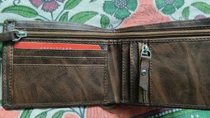 Genuine Leather Bifold Wallet