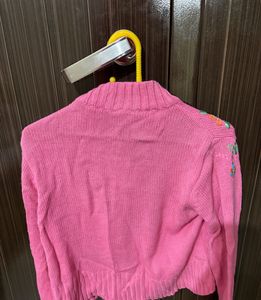 Floral Embroidered Cardigan