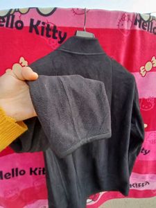 Black Fleece Jacket 🤸‍♂️🏋‍♀️🏃‍♀️👟💨