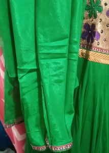 Beautiful Green Anarkali Gown