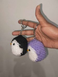 1 Crochet Penguin Keychain for 99 🐧