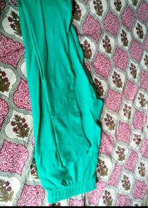Teal Ethnic Palazzo Pants