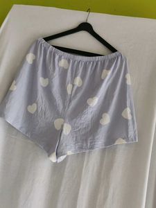 Cute Heart Pajama Shorts