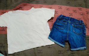 Very Cute N Beautiful Top With Shorts