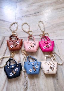🆕Cute Teddy Bear &amp; Flower Bag Charm