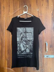 Black Graphic Print T-Shirt H&M