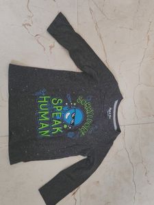 Pink N Blue T-shirt, 2yrs, Grey