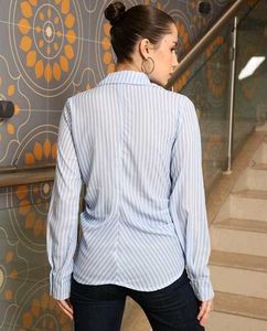 Stylish Striped Button-Up Shirt