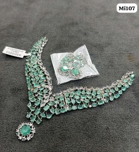 PREMIUM HIGH QUALITY AMERICAN DIAMOND SET AT FIX P