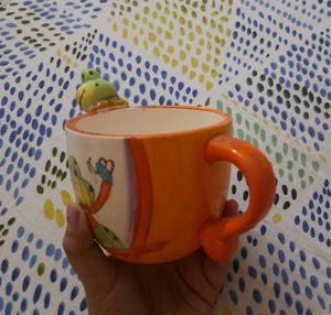 Frog With Hanging Legs Cup