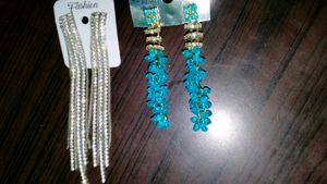 Combo Of 2🤩Beautiful & Stunning Long Earrings