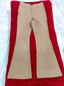 Flared Tan Pants