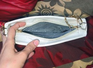 White Clutch Good Condition