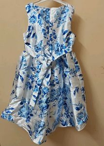 🇦🇺Imported Designer Blu Floral Hi-Low Dress