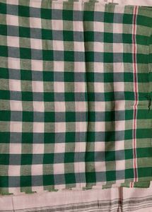Dual Border Cotton Dhoti With Cotto Gamcha Towel
