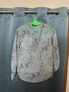 Chic Floral Print Blouse