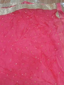 Pink &amp; Gold Embroidered Kurti
