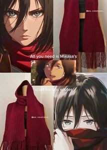 Mikasa Ackerman Inspired Scarf