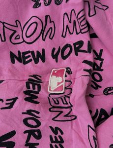 Pink Yankees Graphic Hoodie