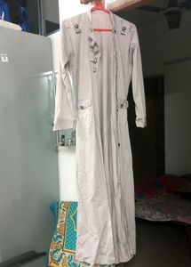 Beautiful Cotton Grey Coat Naqab Only In ₹830❤️
