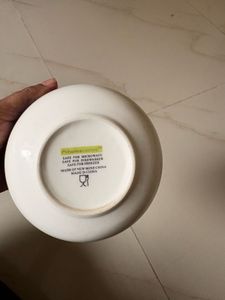 Decorative Lotus Print Bowl