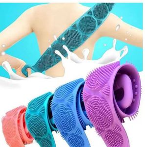 Silicon Bath Body Back Scrubber- Combo Pack Of 2