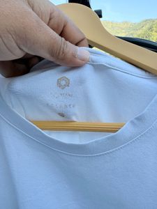 💯 og topten  White "BALANCE" T-Shirt