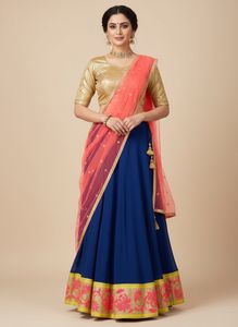 COMBO Unstitched party wear georgette lehenga