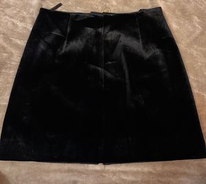 Velvet Zip Skirt