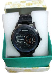 Stainless Steel Black Men's Watch