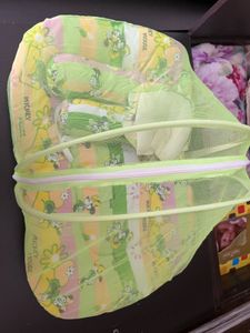 Mickey Mouse Baby bed with mosquito net