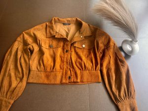 Corduroy Cropped Jacket