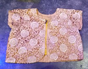 Embroidered designer Lace Jacket/Blouse