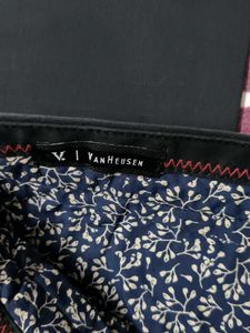 Van Heusen Men Classic Black Pop Fit Cotton Pants