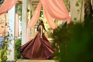 Heavy Reception Ball Gown