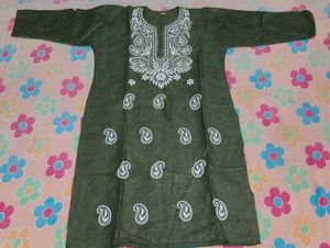 Embroidered Kurta Top