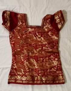 Kids Pattupavada and  blouse