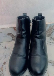 Black Heeled Ankle Boots