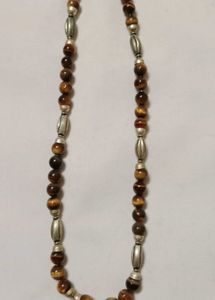 Tiger Eye Beaded Necklace