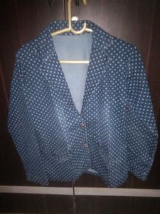 Polka Dot Blazer