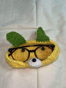 Cute Crochet Glasses Holder