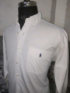 Classic White Polo Ralph Lauren Shirt