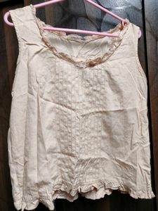Beautiful Cotton Sleeveless Top - Very Good Condit