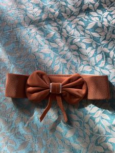 Elastic Belt with Bow
