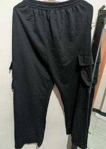 Black Cargo Sweatpants