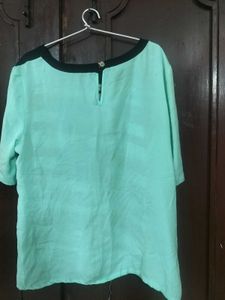 Abstract Print Tunic Top