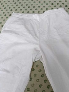 White Casual Kurta Pants