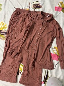 Comfortable Brown co-ord Set