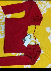 maroon top beautiful