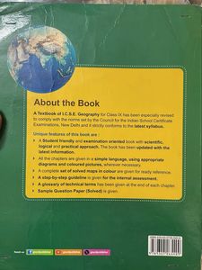 Class 9 ICSE Geography Textbook